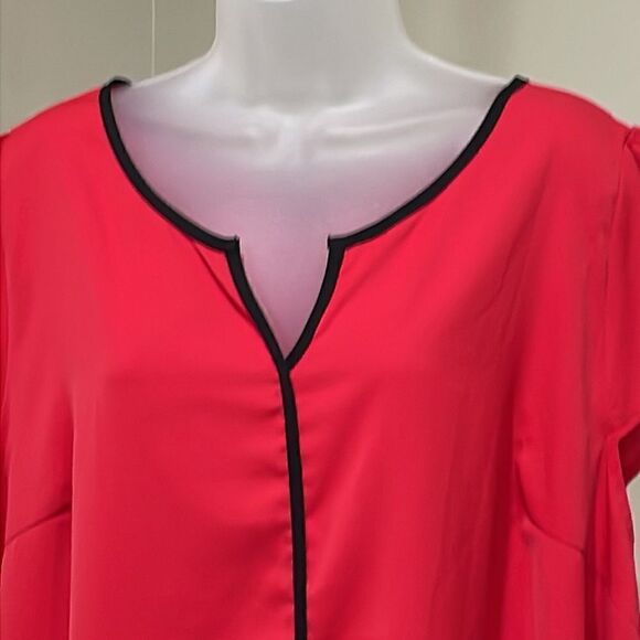 NWOT SHEIN Curve red dress.  Size 4XL plus - Picture 2 of 9